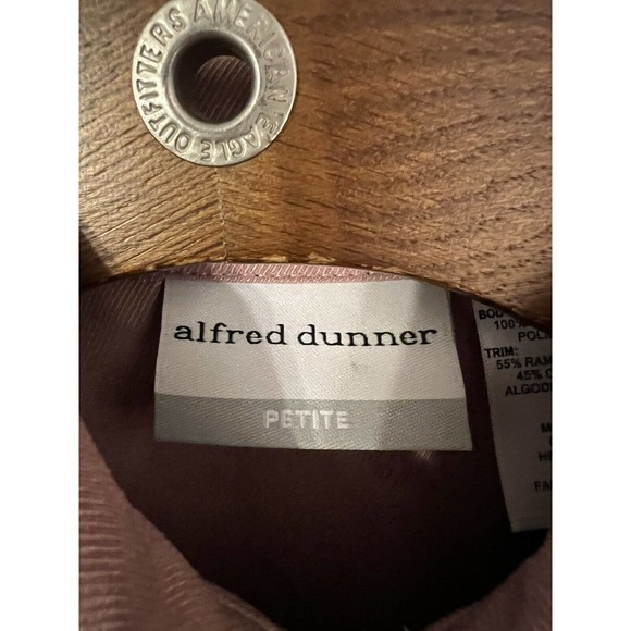 NWT Alfred Dunner Women’s Song Bird Zip Up Blazer Jacket Size 6P - Picture 7 of 8